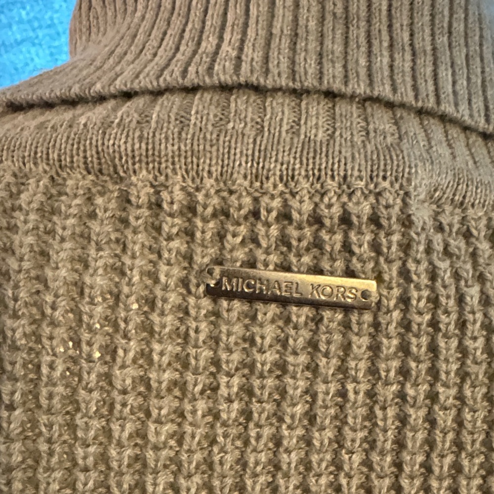 Michael Kors Gray Turtleneck Sweater - Picture 7 of 9